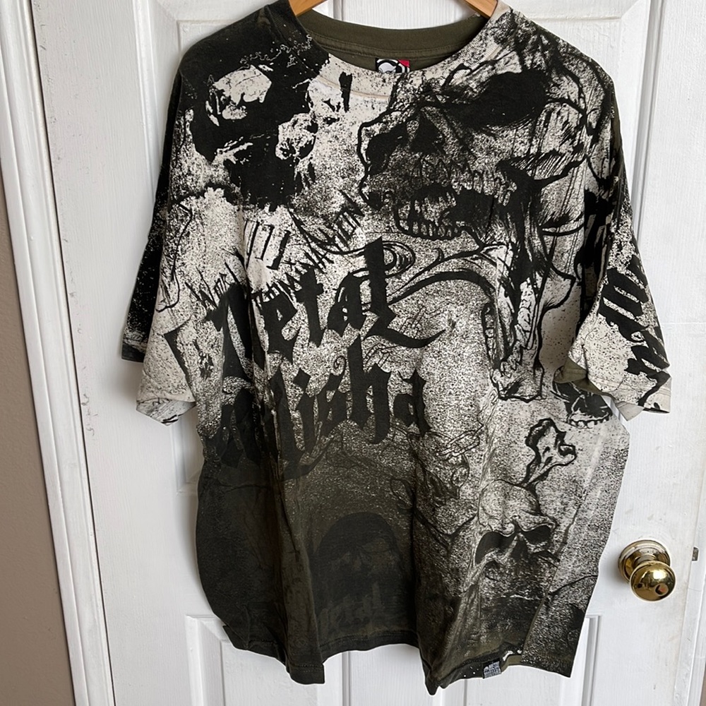 Green Metal Mulisha Graphic T Shirt 2XL